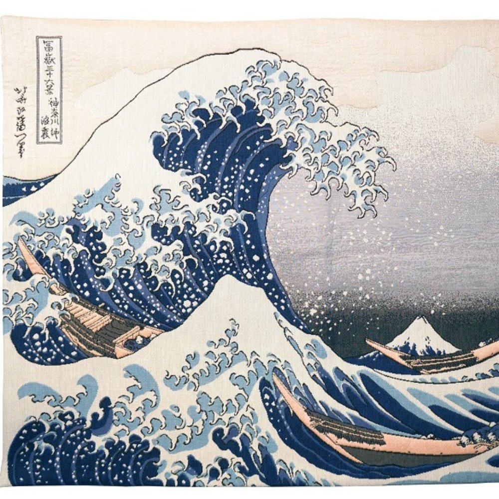 The Great Wave off Kanagawa Wall Tapestry